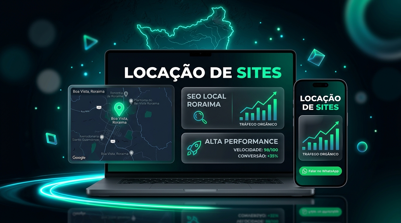 Locação de Sites em Roraima - Estrutura Digital Pronta com SEO Local e WhatsApp
