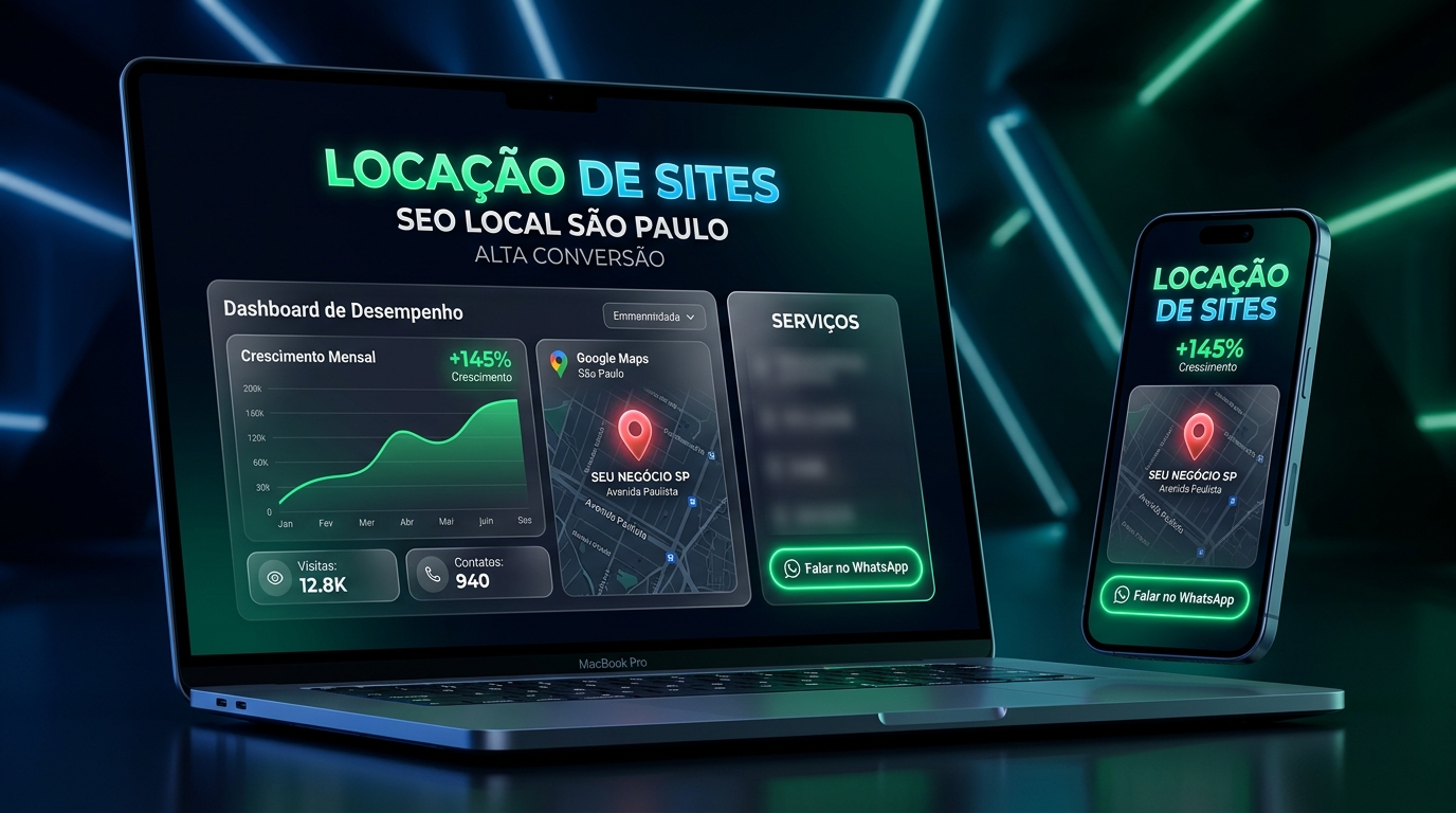 Locação de Sites em São Paulo - Estrutura Digital Pronta com SEO Local e WhatsApp